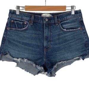 Abercrombie & Fitch The Mom Short High Rise Denim Shorts 10 / 30